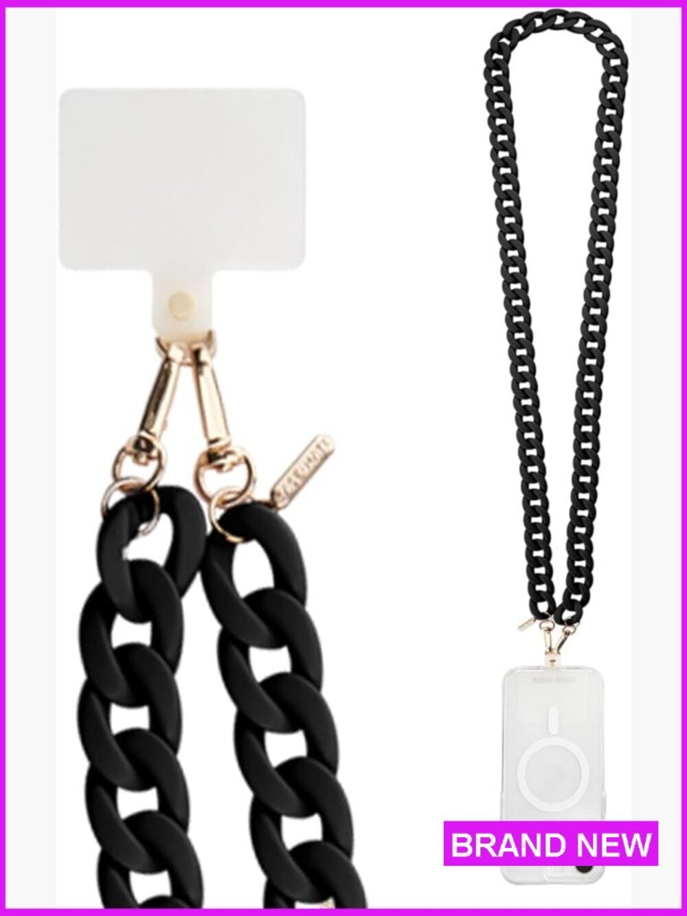 Crossbody Phone Lanyard Chain Hands-Free Strap Y2K Chic Compatible All Phones